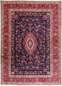  Orientalsk Hamadan#Shahrbaf Teppe 266X377 Rød/Mørk Lilla Stort Ull, Persia/Iran Carpetvista