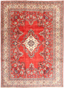 Alfombra Oriental Hamadan Shahrbaf 265X363 Rojo/Naranja Grande (Lana, Persia/Irán)