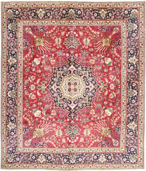304X360 Dywan Orientalny Tebriz Czerwony/Beżowy Duży (Wełna, Persja/Iran) Carpetvista