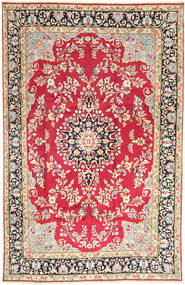  Persischer Kerman Teppich 198X310 Rot/Beige (Wolle, Persien/Iran)