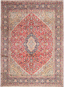 Dywan Orientalny Kerman 276X368 Czerwony/Beżowy Duży (Wełna, Persja/Iran)