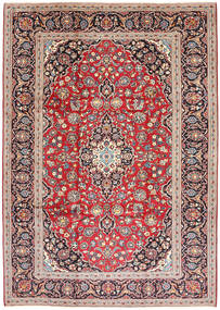  Kashan Szőnyeg 245X338 Perzsa Gyapjúszőnyeg Piros/Narancssárga Nagy Carpetvista