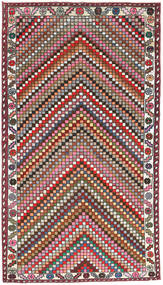 絨毯 ハマダン パティナ 107X200 レッド/茶色 (ウール, ペルシャ/イラン)