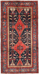 150X290 Koliai Teppe Orientalsk Løpere Rød/Mørk Grå (Ull, Persia/Iran) Carpetvista