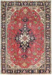 絨毯 ペルシャ タブリーズ パティナ 193X280 レッド/オレンジ (ウール, ペルシャ/イラン)
