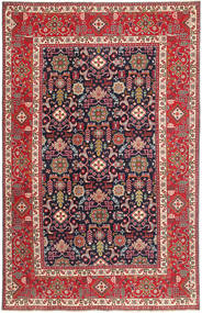 Tapete Tabriz Patina 193X306 Vermelho/Rosa Escuro (Lã, Pérsia/Irão)