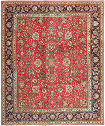 288X342 Tabriz Patina Matta Orientalisk Röd/Brun Stor (Ull, Persien/Iran) Carpetvista
