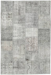  Patchwork Rug 156X231 Wool Grey/Light Grey Small Carpetvista