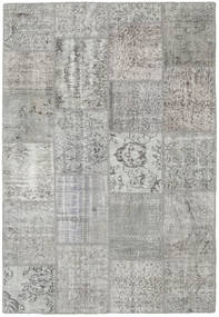 絨毯 パッチワーク 158X230 グレー/ライトグレー (ウール, トルコ)