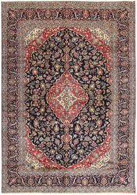 Tapete Persa Kashan 296X407 Vermelho/Cinzento Grande (Lã, Pérsia/Irão)