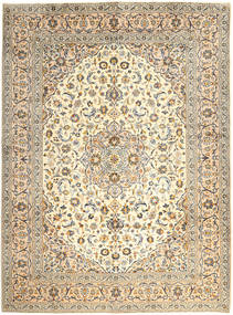 300X400 絨毯 カシャン オリエンタル ベージュ/オレンジ 大きな (ウール, ペルシャ/イラン) Carpetvista