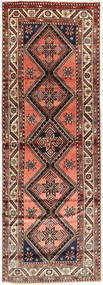 110X320 Hamadan Teppich Orientalischer Läufer Braun/Orange (Wolle, Persien/Iran) Carpetvista