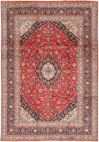 240X348 絨毯 オリエンタル カシャン レッド/オレンジ (ウール, ペルシャ/イラン) Carpetvista