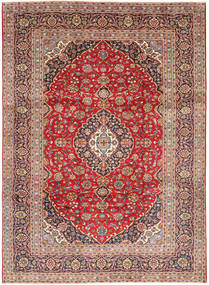 Keshan Tæppe 245X338 Rød/Beige Uld, Persien/Iran Carpetvista