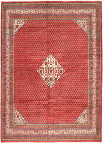  Persischer Sarough Mir Teppich 217X310 Rot/Beige (Wolle, Persien/Iran)
