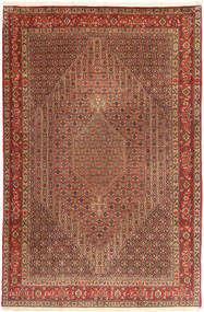 200X300 Senneh Fine Szőnyeg Barna/Piros Perzsia/Irán
 Carpetvista