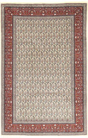  Moud Sherkat Farsh Rug 204X300 Persian Wool Beige/Red Carpetvista