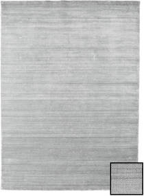 300X390 Bambus Grass Teppich - Grau Moderner Grau Großer ( Indien)