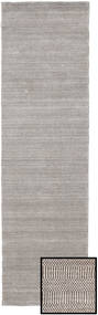  80X290 Plain (Single Colored) Small Bamboo Grass Rug - Beige