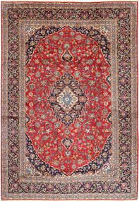 265X380 Keshan Matta Orientalisk Röd/Beige Stor (Ull, Persien/Iran) Carpetvista