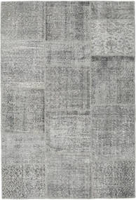  Patchwork Rug 157X233 Wool Grey/Light Grey Small Carpetvista