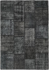 139X201 絨毯 パッチワーク モダン ダークグレー/グレー (ウール, トルコ) Carpetvista