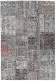 絨毯 パッチワーク 140X203 グレー/ダークグレー (ウール, トルコ)