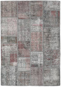 絨毯 パッチワーク 140X200 グレー/ダークグレー (ウール, トルコ)