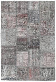  139X202 Klein Patchwork Teppich Wolle, Carpetvista