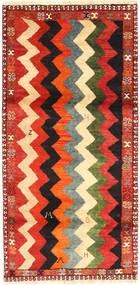 100X200 Gabbeh Persisch Teppich Moderner Rot/Beige (Wolle, Persien/Iran) Carpetvista