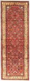 絨毯 ペルシャ ハマダン 115X322 廊下 カーペット レッド/ベージュ (ウール, ペルシャ/イラン)