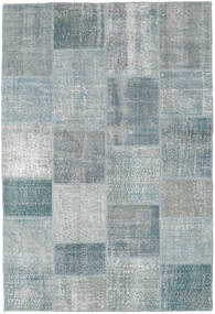  Patchwork Rug 157X232 Wool Grey/Light Grey Small Carpetvista