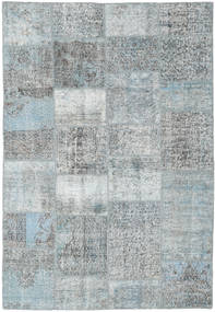  Patchwork Rug 156X231 Wool Grey/Light Grey Small Carpetvista