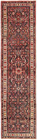 103X412 絨毯 ハマダン オリエンタル 廊下 カーペット レッド/茶色 (ウール, ペルシャ/イラン) Carpetvista