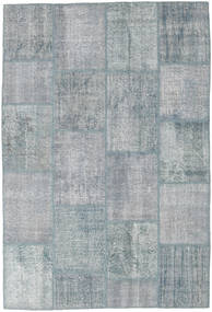  Patchwork Rug 156X231 Wool Grey/Light Grey Small Carpetvista