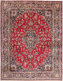  Maschad Teppich 293X380 Persischer Wollteppich Rot/Beige Groß Carpetvista