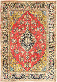 絨毯 オリエンタル クム Sherkat Farsh 190X272 ベージュ/茶色 (ウール, ペルシャ/イラン)
