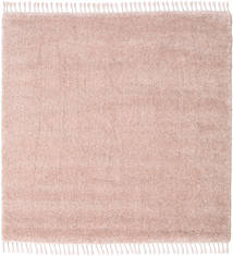 Boho 200X200 Pink Plain (Single Colored) Square Rug