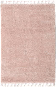  160X230 単色 シャギー ラグ Boho 絨毯 - ピンク