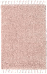  120X170 単色 シャギー ラグ 小 Boho 絨毯 - ピンク