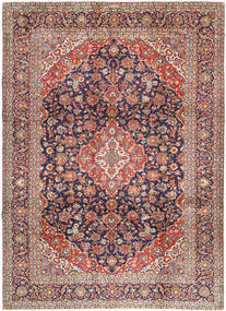 Keshan Signatur: Aryai Teppich 274X368 Rot/Beige Großer Wolle, Persien/Iran Carpetvista