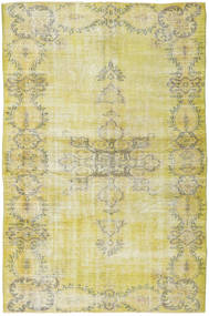  Colored Vintage Rug 153X238 Wool Yellow/Green Small Carpetvista