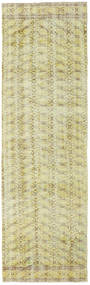 82X269 絨毯 カラード ヴィンテージ モダン 廊下 カーペット イエロー/グリーン (ウール, トルコ) Carpetvista