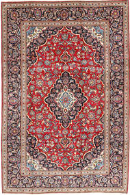 Keshan Vloerkleed 203X302 Rood/Beige Wol, Perzië/Iran Carpetvista