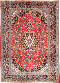 250X340 Dywan Orientalny Keszan Czerwony/Beżowy Duży (Wełna, Persja/Iran) Carpetvista
