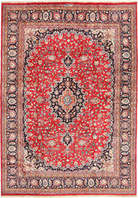 250X345 러그 오리엔탈 마슈하드 빨간색/Beige 대형 (울, 페르시아/이란) Carpetvista