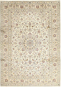  Orientalischer Keshan Teppich 248X346 Beige/Orange Wolle, Persien/Iran Carpetvista
