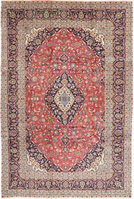240X355 絨毯 オリエンタル カシャン レッド/ベージュ (ウール, ペルシャ/イラン) Carpetvista