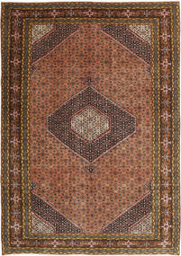 Ardebil Teppich 193X277 Braun/Orange Wolle, Persien/Iran Carpetvista