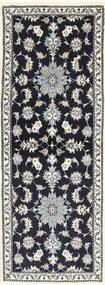  Orientalischer Nain Teppich 77X206 Läufer Wolle, Persien/Iran Carpetvista